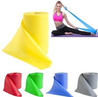 Bandas de Resistencia, Bandas Elásticas Profesionales Largas Sin Látex, Bandas de Ejercicio para Fisioterapia, Yoga, Pilates