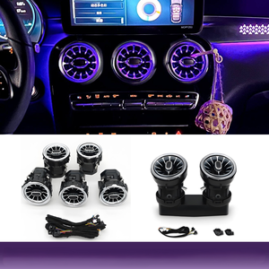 LED pour Benz C/GLC Coupé W205 X253 C43 C63 C200 C180, haut-parleur tweeter 3D, éclairage ambiant, accessoires décoratifs pour voiture, buse MB - Product Image 5