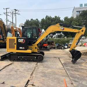 Mini pelleteuse d'occasion Cat 305.5-Moteur d'origine et basses heures 800-1200h & 90% état neuf & 38% moins cher que le filtre à air neuf et anti-poussière - Product Image 2