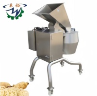 Industriële aardappelchipsmachine met motor & motorblok, 304 roestvrij staal, hoge snelheid aardappelsnijder voor fruit & groenten
