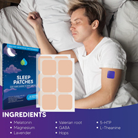 Mélatonine Bonne nuit Patchs de calme Toutes les vitamines naturelles Patch de sommeil profond, Patch de soutien du sommeil à action rapide et durable