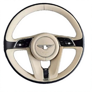 Volante de Cuero Genuino 2022 para Bentley Continental GT Flying Spur 04-17, Actualización de Modelo Antiguo a Nuevo - Product Image 1