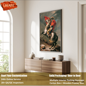 Moderne Art Déco Verre Cristal La Gioconda Mur Art Peinture Impression Sur Toile Décoration de La Maison Hôtel Hall Bespoke <span class=keywords><strong>Monna</strong></span> Lisa Vertical - Product Image 4