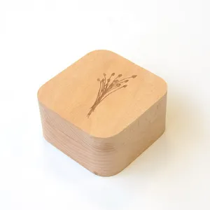 Мини Круглая деревянная коробка для конфет, деревянная коробка для драгоценностей, портативная дорожная деревянная коробка для гаджетов