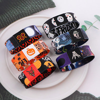 Bracelet personnalisé avec logo, impression par sublimation, 1 pouce, bracelet extensible/bracelet élastique RFID