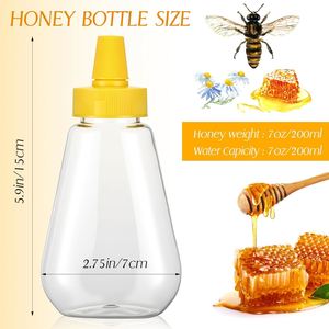 Proveedores Chinos de Botellas de Plástico PET de 500g para Miel, con Válvula de Silicona a Prueba de Fugas, Impresión Serigráfica, Aptas para Azúcar - Product Image 2