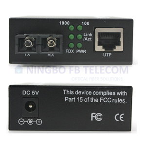 Phương tiện truyền thông chuyển đổi sợi quang 10/100/1000 Gigabit kép chế độ sợi 1310/1550 wdm sợi Quang Phương tiện truyền thông chuyển đổi - Product Image 3