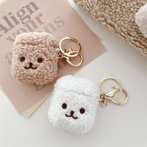 <b>Cute</b> Plush <b>Bear</b> Galaxy Buds Case, TPU+Plush Shockproof for Girls - Product Image 2