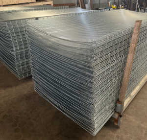 Welded Square Hole Galvanized Iron Wire <b>Mesh</b> Fence Panel for Security Applications - Product Image 3