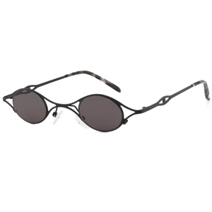 Gafas de Sol Unisex con Logotipo Personalizado, Diseño Ojo de Gato, Montura Metálica Marrón, Protección UV400, Anti-Luz Azul, Cómodas - Product Image 5