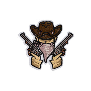 Cowgirl presse à chaud broderie petit fer occidental sur casquette Patch chapeau personnalisé Cowboy chapeau patchs pour camionneur chapeau brodé - Product Image 2