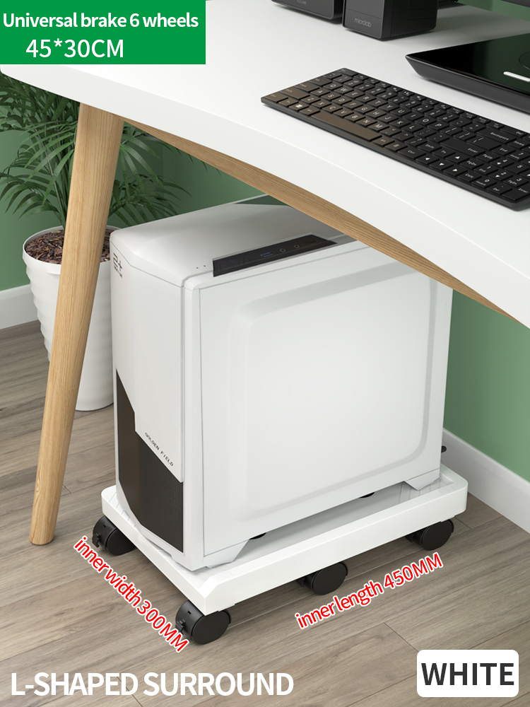 058 B-012 White 6 Wheel
