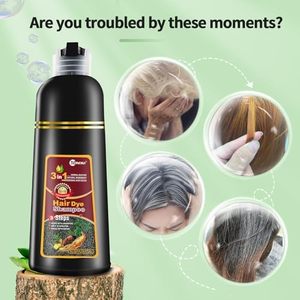 Professional Semi-Permanent Herbal <strong>Hair</strong> <strong>Dye</strong> Shampoo <strong>for</strong> Women &amp; <strong>Men</strong> with Instant Coloring and Long-Lasting Color - Product Image 3