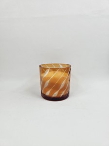 Modern Carved Glass <b>Jar</b> Customizable Aromatherapy Paraffin Wax Candle Machine-Made Classical Holiday Fragrance Home Decoration - Product Image 4