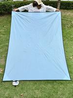 Wego RG04 Mini Sac de plage pliable portable extra large en tissu Oxford, résistant au sable et imperméable, idéal pour le camping et les pique-niques, vente en gros personnalisée