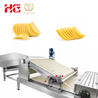 Usine de fabrication de chips de pommes de terre clé en main, équipement automatique de fabrication de snacks, ligne de production de chips de pommes de terre composées, 250 kg/h