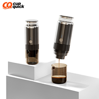 Machine à expresso portable sans fil personnalisable avec logo, pour café en dosettes et en grains, idéale pour le bureau et les voyages