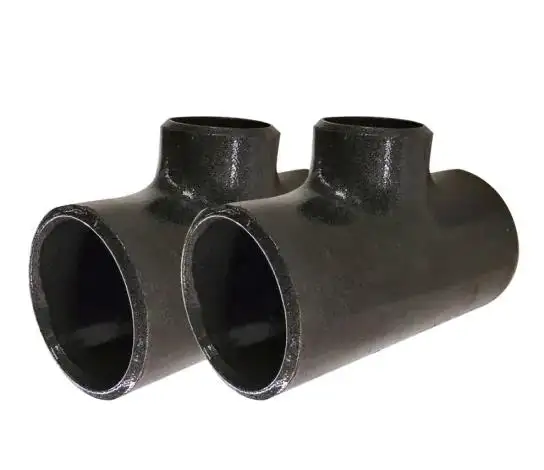 Asm B16.9 Tube de raccord de tuyau sans soudure en acier au carbone DN100 Sch40 té de tuyau égal