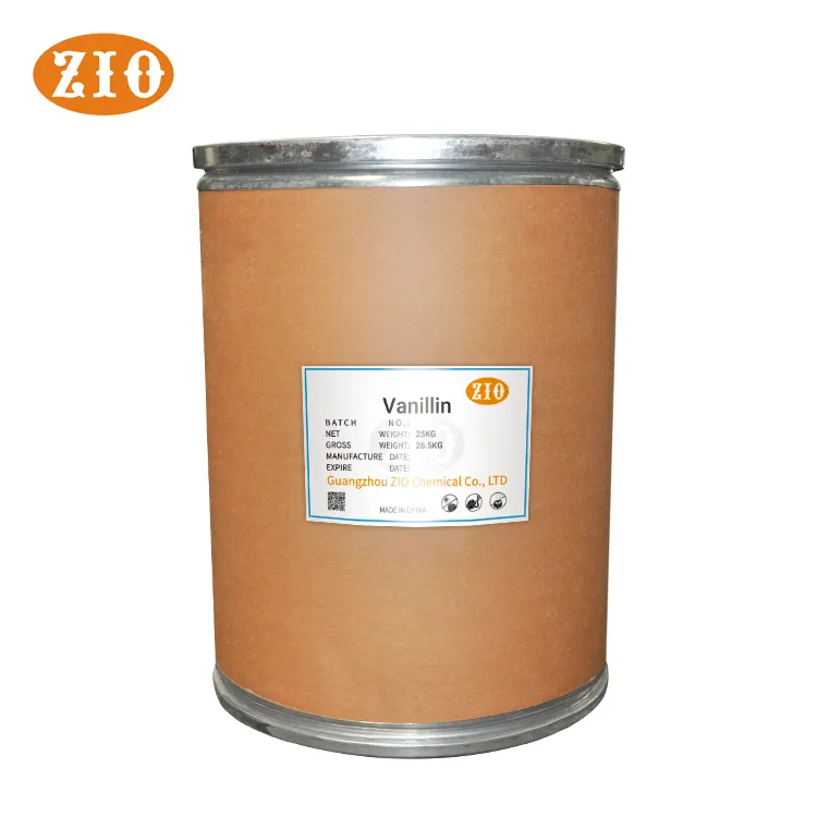 Bester Preis Lebensmittel geschmack Methyl Vanillin/ Ethyl Vanillin Kristall pulver