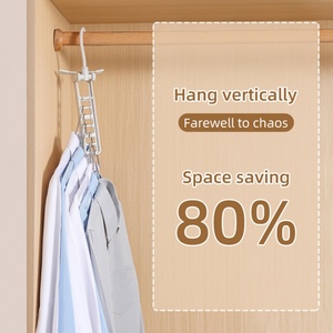 New Design Hanger Storage Artifacts Magic <b>Clothes</b> <b>Rack</b> to hang <b>Clothes</b> Home Drying <b>Rack</b> Dormitory Folding - Product Image 3