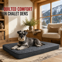 Chalet Den Matelas orthopédique pour chien avec dessus matelassé et housse ajustée imperméable pour commandes personnalisées