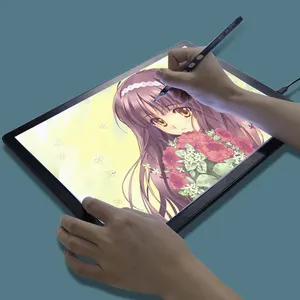 Venda quente A4 Led Light Pad Tablet Digital A4 Tracing Desenho Caixa De Luz Magnética LED Copy Board para Diamond CT Sketch Desenho