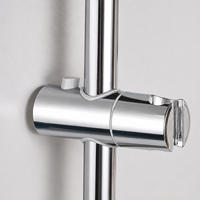 Support de pommeau de douche brossé robuste et durable, étanche, pour salle de bain moderne, décoration de projet hôtelier haut de gamme