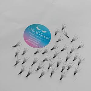 Pestañas Nhu Y Eyelash NY7D Personalizadas 7D/1000 Fans Premade Camellia, Extensiones de Pestañas Naturales Largas de Pelo Sintético, Adhesión Térmica Especial - Product Image 3