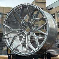 Jantes de voiture forgées concaves profondes en alliage T6061 polies 18-22 pouces 5*112 5*114.3 5*120 pour M3 M4 M5 M8 RS6 RS7 S4 S5 S7