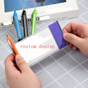 Stylo publicitaire double face à impression personnalisée pour bureau et entreprise, idéal pour la vente en gros, avec fonction de dessin tactile et pointe bille neutre - Product Image 5