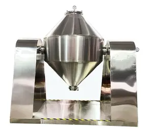 Low Temperature Food Dryer Double Cone Rotary Drum Vacuum Dryer