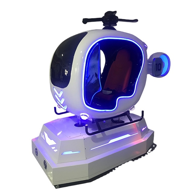 Indoor Virtual Reality Airplane & Helicopter Flight Simulator for Kids Durable Steel Equipment for Home Mall or Airport Use