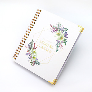 Vente en gros Agenda quotidien en spirale A4 Wedding Planner Cahier séparateurs de haute qualité - Product Image 1