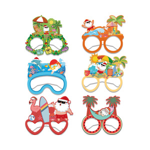 Gafas de Papel con Dibujos Animados Navideños Personalizadas Beckon para Fiestas de Oficina, Eventos Escolares, Santa Claus Secreto, Artículos para Fiestas Navideñas - Product Image 1