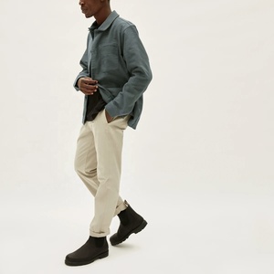 Veste de corvée Cargo personnalisée avec poches pour homme, en flanelle, usine chinoise - Product Image 2