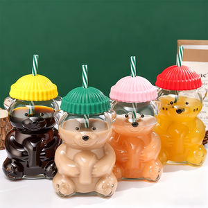 Vente en gros <span class=keywords><strong>d</strong></span>'usine, verres en forme <span class=keywords><strong>d</strong></span>'ours en peluche, tasses à café et à jus pour le thé et le <span class=keywords><strong>lait</strong></span>, pour utilisation dans les restaurants - Product Image 6