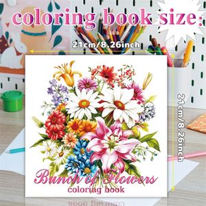 Libro para Colorear: Flores y Mariposas para Adultos - 24 Páginas de Hojas, Graffiti Decorativo DIY, 2025 - Product Image 3