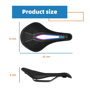 Coussin <span class=keywords><strong>de</strong></span> <span class=keywords><strong>selle</strong></span> <span class=keywords><strong>de</strong></span> vélo AFTFA en nid d'abeille respirant, absorbant les chocs, confortable, antidérapant, pour vélo <span class=keywords><strong>de</strong></span> route, coussin <span class=keywords><strong>de</strong></span> <span class=keywords><strong>selle</strong></span> pour vélo électrique, en vrac - Product Image 2