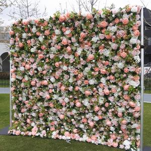 Muro de Flores Artificiales de Rosas para Eventos de Boda, Fondo para Jardín, Decoración para Bodas y Fiestas en Casa - Product Image 2