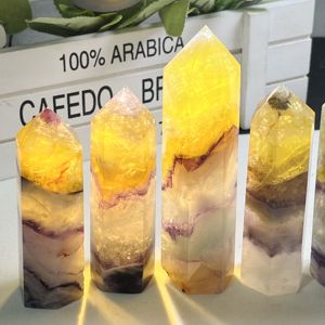 Bán Buôn Lớn Pha Lê Tháp Điểm Cầu Vồng fluorite Pha Lê Tháp Đánh Bóng <span class=keywords><strong>Obelisk</strong></span> Phong Thủy Trang Trí Nội Thất - Product Image 1