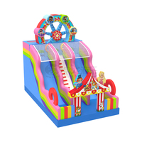 Château gonflable familial pour enfants, combo fête pour enfants, petite taille, toboggan, château gonflable, maison de rebond, châteaux gonflables