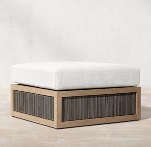 كرسي حديث لتغيير حذاء الساج في غرفة المعيشة أو كرسي القدمين في الفناء - Product Image 5