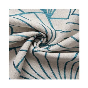 Высокое качество текстурированный дизайн полиэфирная ткань для гостиной спальни занавес ткань