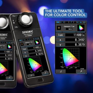 Kit de spectromètre sans fil Sekonic C-7000, analyseur de spectre, outil portable, contrôle précis de la couleur, interprétation - Product Image 2