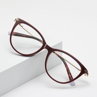 LS235 Nouvelles Lunettes Anti-Lumière Bleue pour Femmes, Monture Œil de Chat Personnalisable, Verres Photochromiques sur Ordonnance, Tendance 2025