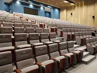 Chaises d'auditorium à 5 positions superposées avec tablette d'écriture, sièges pour salles de conférence et de théâtre
