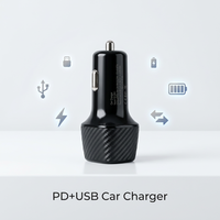 Chargeur de voiture rapide USB-A et Type-C 2 ports PD20W QC3.0 haute vitesse pour appareils mobiles 12V 24V – Vente en gros