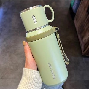 Nouveau Gobelet Isotherme Tendance en Acier Inoxydable de 600 ml pour Étudiants, Hommes et Femmes, Séparation Eau/Thé, Portable pour Sports de Plein Air - Product Image 6