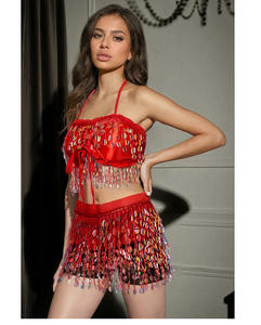 عرض خاص أحدث أزياء رقص غجري مثيرة للبطن بوليوود للسيدات بيع بالجملة ملابس أداء - Product Image 6