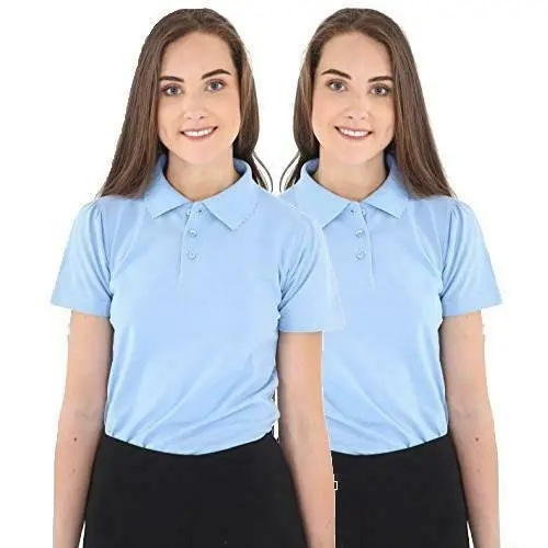Hoge Kwaliteit Custom Katoen Pique Volwassen Kids School Uniformen Polo Shirts